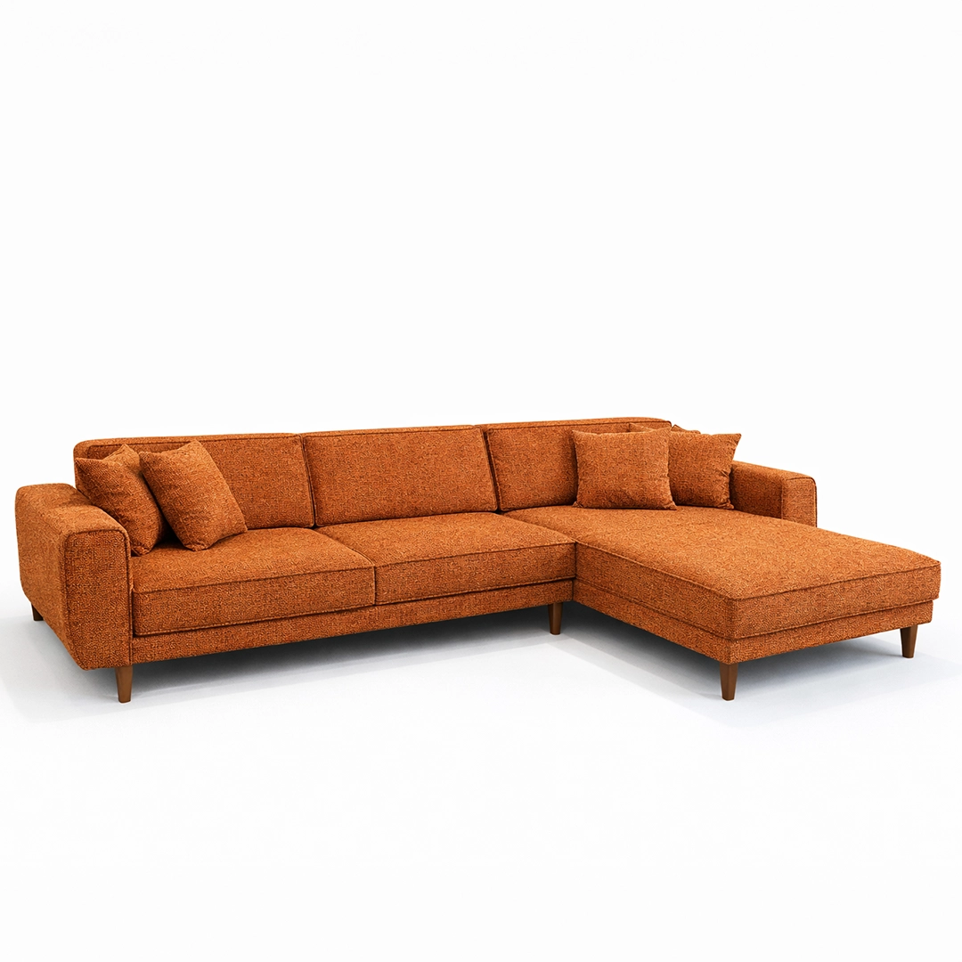 Lora L Köşe Koltuk – Yatak Olabilen Mekanizmalı Köşe Koltuk